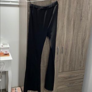 shein flowy slit pants